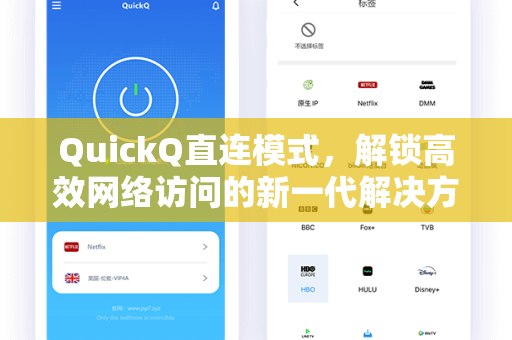 QuickQ直连模式，解锁高效网络访问的新一代解决方案