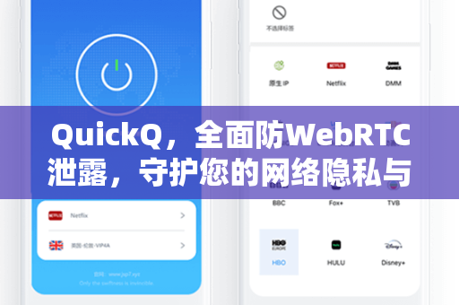 QuickQ，全面防WebRTC泄露，守护您的网络隐私与安全-第1张图片-QuickQ安全版下载 - 公共Wi-Fi防追踪 | 零日志政策