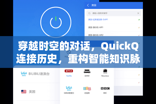 穿越时空的对话，QuickQ连接历史，重构智能知识脉络