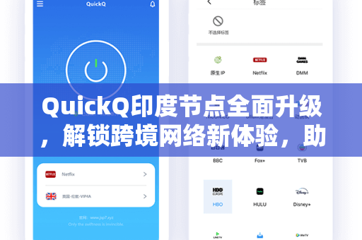 QuickQ印度节点全面升级，解锁跨境网络新体验，助力全球业务高效连接